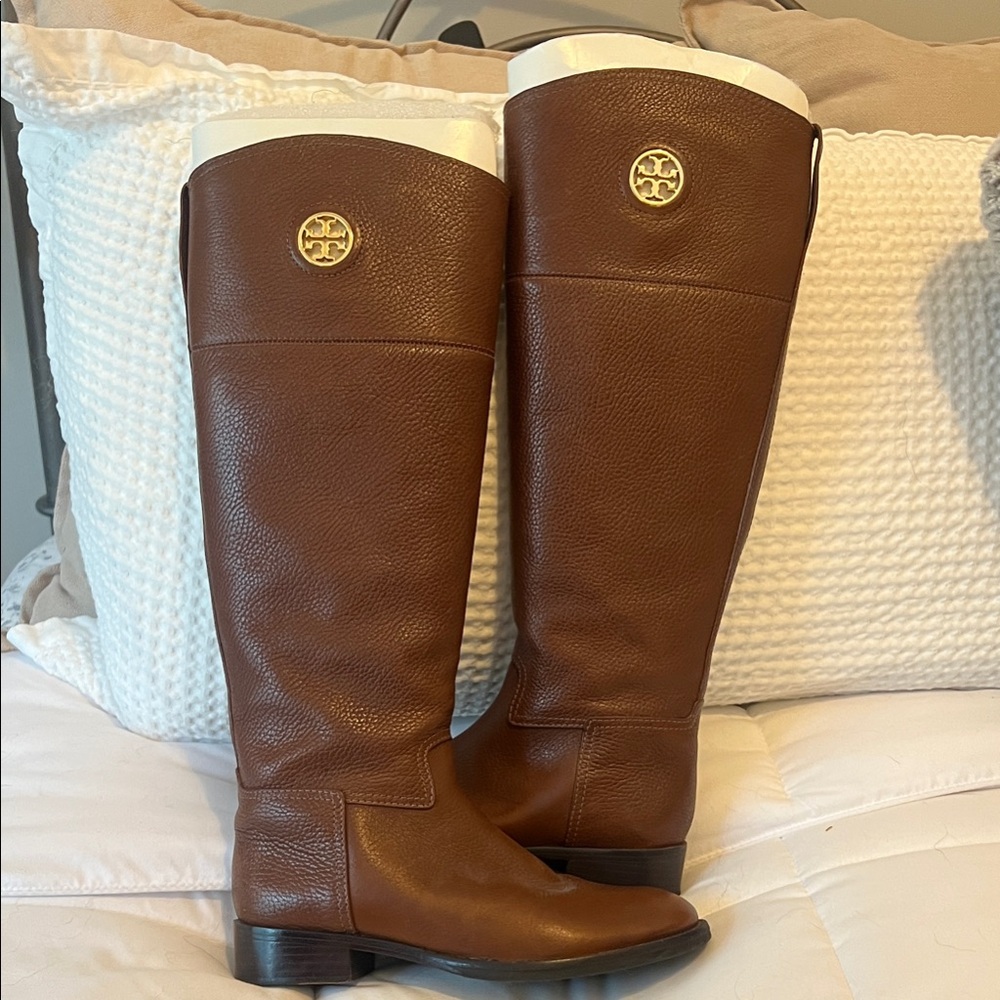 Tory Burch Brown Heeled Boots